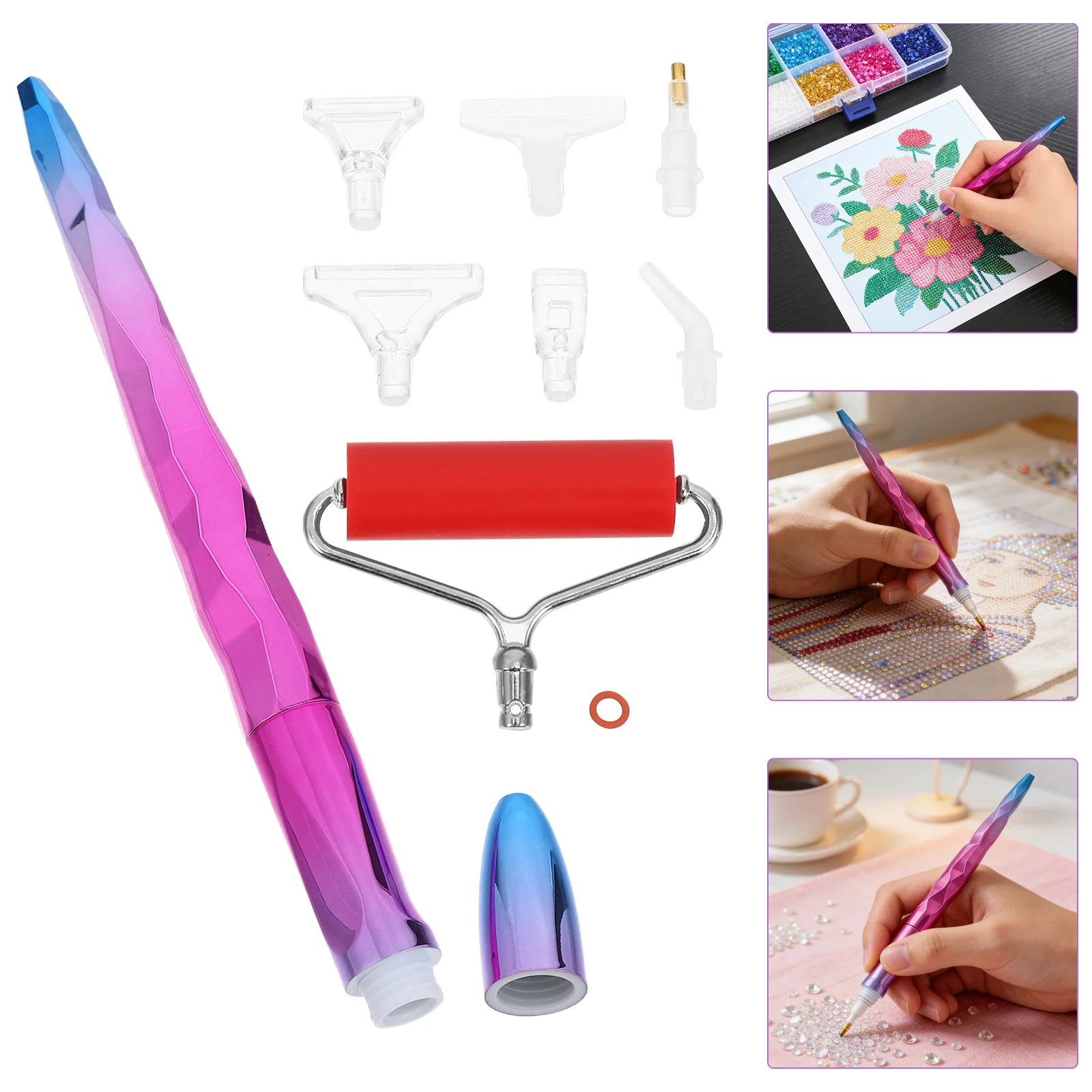 1Set Rhinestone Art Drill Pen Replacement Heads Roller DIY Gem Nail Crafts Tools Crystal Painting Accessories Crystal Art Pen
1Set Rhinestone Art Drill Pen Replacement Heads Roller DIY Gem Nail Crafts Tools Crystal Painting Accessories Crystal Art Pen