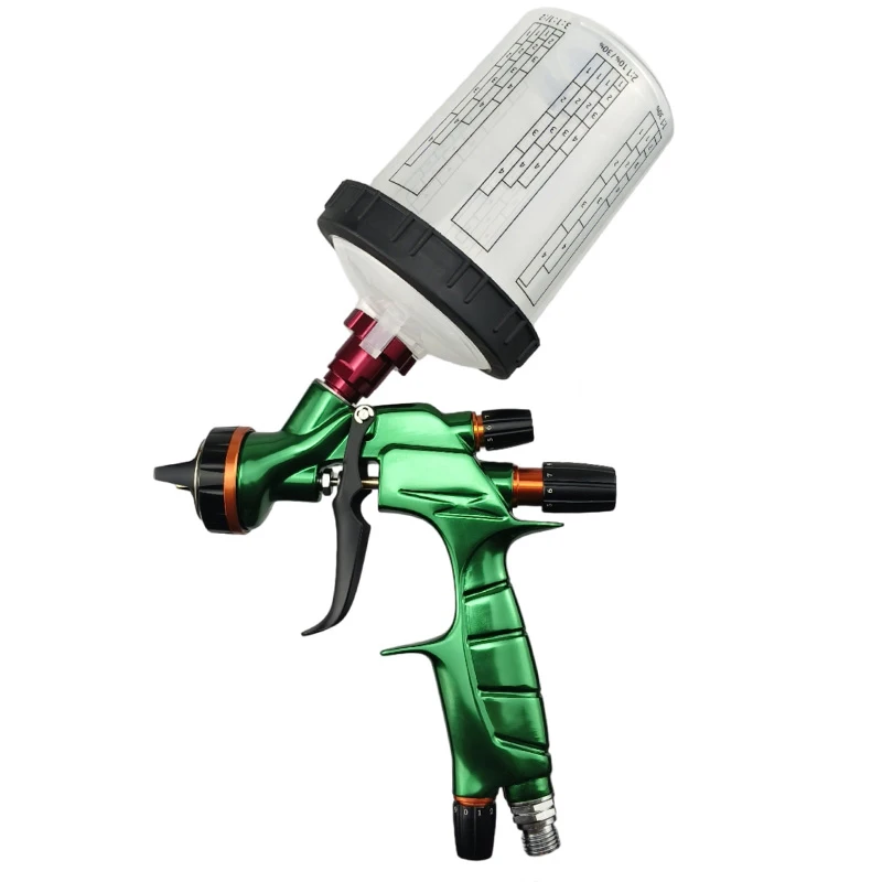 SD-01 Lightning 2026 Alloy HVLP Eco-Friendly Air Spray Gun for Adapter 1.3mm Nozzle 400cc No-Clean Paint Cup for Car Painting
SD-01 Lightning 2026 Alloy HVLP Eco-Friendly Air Spray Gun for Adapter 1.3mm Nozzle 400cc No-Clean Paint Cup for Car Painting