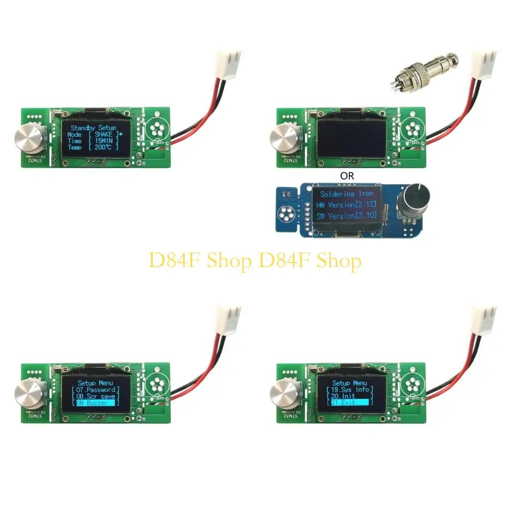 D84F T12 Digital Soldering Iron Station Temperature Controller Electric Soldering Iron Welding Table Control Board
D84F T12 Digital Soldering Iron Station Temperature Controller Electric Soldering Iron Welding Table Control Board