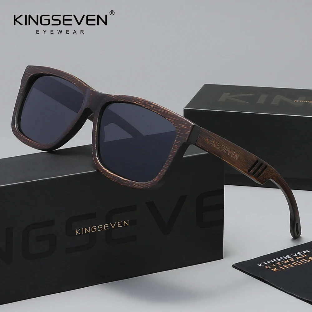 KINGSEVEN Brand Trendy Sunglasses Wooden Handmade Men Women Round Fashion Eyewear Polarized UV400 Male Large Frame Retro Glasses
KINGSEVEN Brand Trendy Sunglasses Wooden Handmade Men Women Round Fashion Eyewear Polarized UV400 Male Large Frame Retro Glasses
