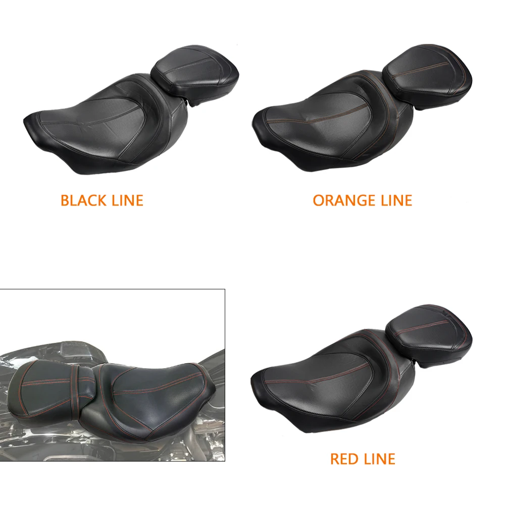 Motorcycle Low Profile 2-Up Seat Driver Passenger For Harley Touring CVO Street Glide Road King Special Classic 2009-2023
Motorcycle Low Profile 2-Up Seat Driver Passenger For Harley Touring CVO Street Glide Road King Special Classic 2009-2023