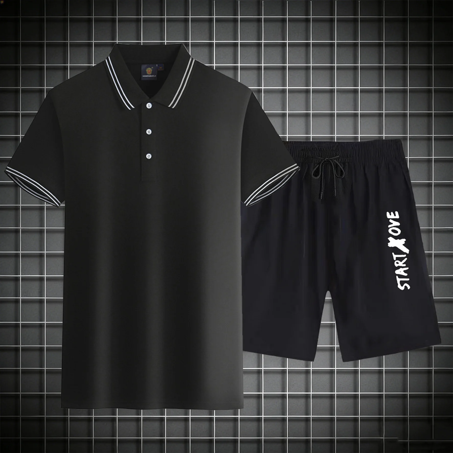2026 Summer Men's Polos Sets Breathable Fitness Basketball Sports Suit Short Sleeve T-shirt + Jogging Shorts Two-piece Set
2026 Summer Men's Polos Sets Breathable Fitness Basketball Sports Suit Short Sleeve T-shirt + Jogging Shorts Two-piece Set