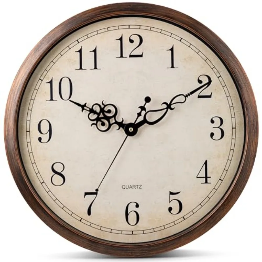 Brown Wall Clock Silent Non Ticking Extra Large Quality Quartz Battery Operated Round Decorative Easy to Read for Home Kitchen
Brown Wall Clock Silent Non Ticking Extra Large Quality Quartz Battery Operated Round Decorative Easy to Read for Home Kitchen