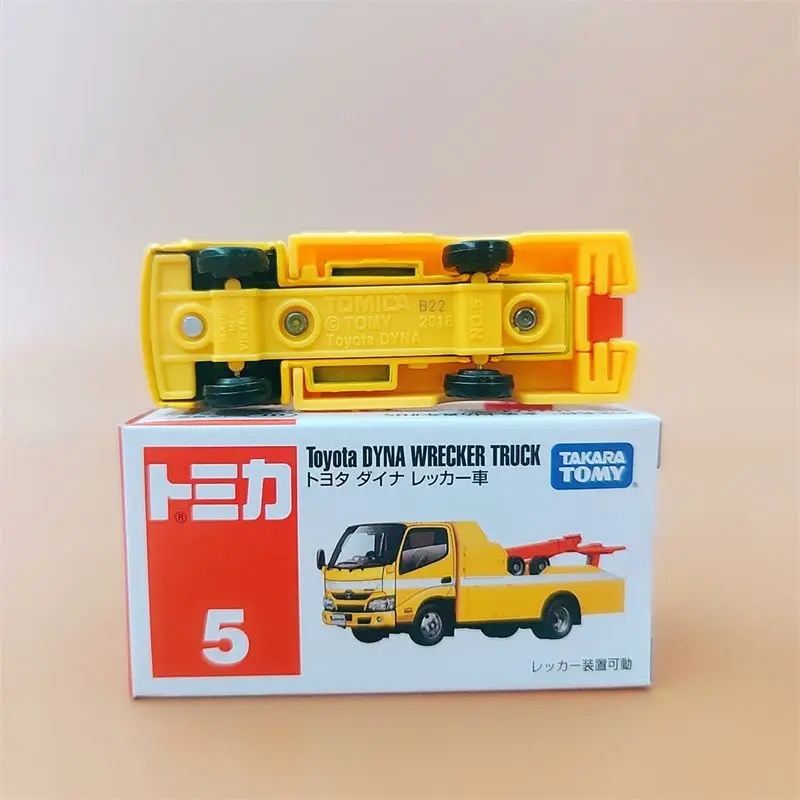 Original Tomica No.5 Toyota Dyna Tow Truck Mini Diecast Car Road Rescue Trailer Alloy Vehicle Hobby Collectible Gift For Kids
Original Tomica No.5 Toyota Dyna Tow Truck Mini Diecast Car Road Rescue Trailer Alloy Vehicle Hobby Collectible Gift For Kids