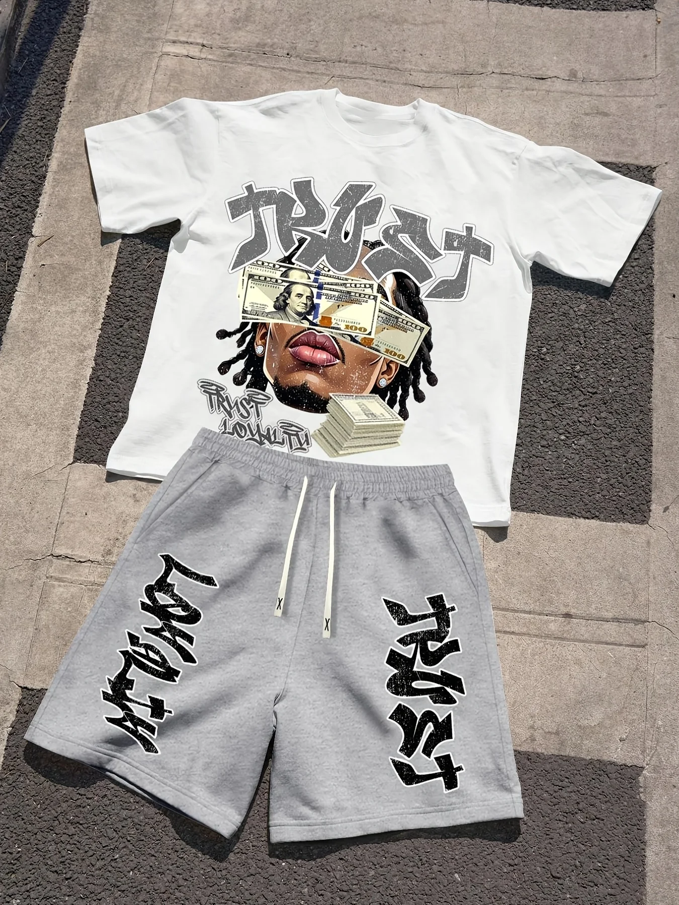 2026 Summer American Men's T-shirt Set for Outdoor Sports Fashion Casual Soft Breathable with 3D Letter Pattern Printing
2026 Summer American Men's T-shirt Set for Outdoor Sports Fashion Casual Soft Breathable with 3D Letter Pattern Printing