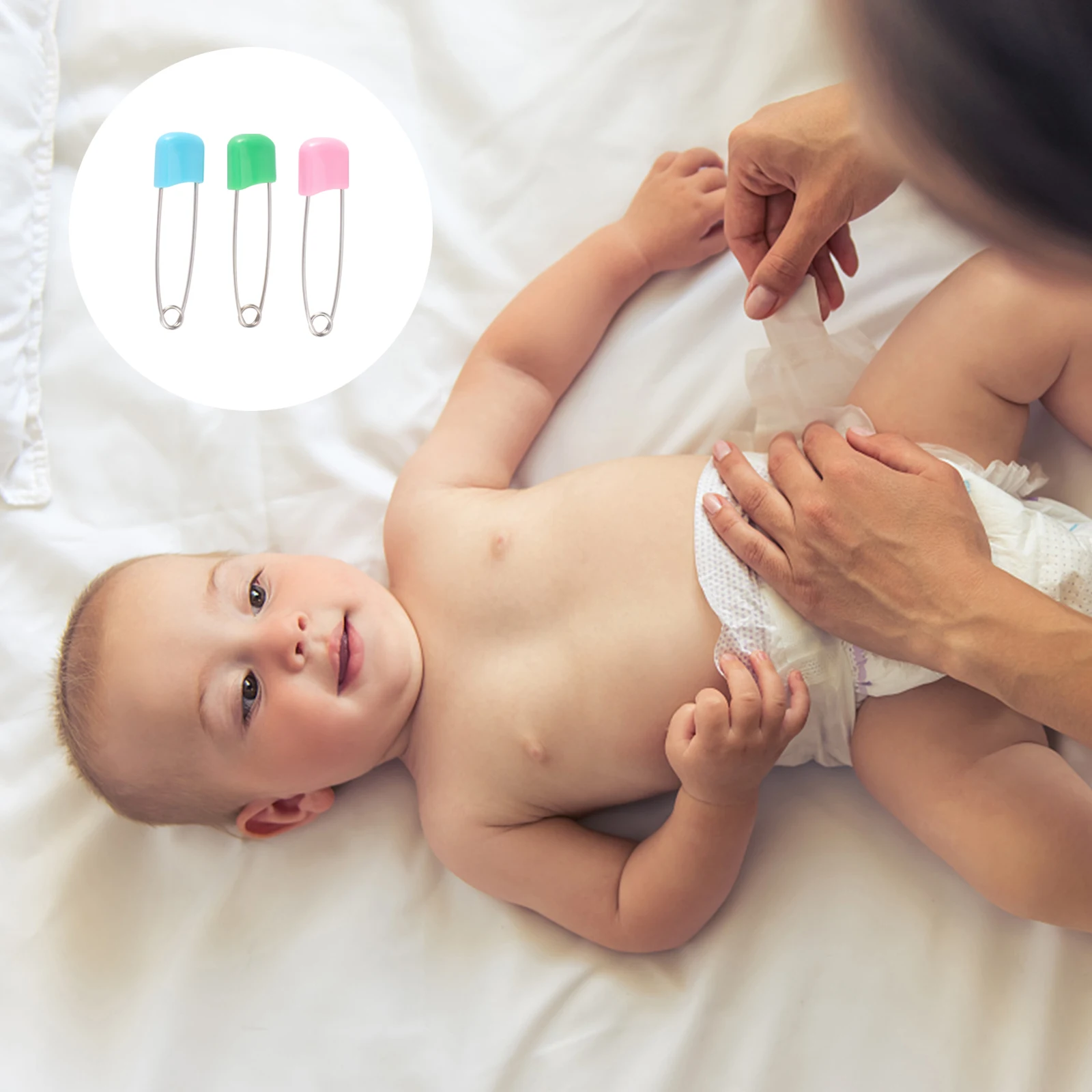 12pcs Safety Pins Stainless Steel Diaper Clips For Cloth Diapers Adult Reusable Nappies Durable Rustproof
12pcs Safety Pins Stainless Steel Diaper Clips For Cloth Diapers Adult Reusable Nappies Durable Rustproof