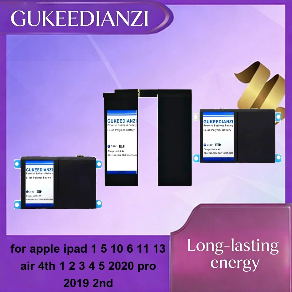 Аккумулятор для планшетов Apple iPad 1, 5, 10, 6, 11, 13, Air 4-го поколения, 1, 2, 3, 4, 5, 2020, Pro 2019, 2-го поколения, Pro 10.9, Air 4, PAD 5, PAD 6, 6400-11000 мАч
Аккумулятор для планшетов Apple iPad 1, 5, 10, 6, 11, 13, Air 4-го поколения, 1, 2, 3, 4, 5, 2020, Pro 2019, 2-го поколения, Pro 10.9, Air 4, PAD 5, PAD 6, 6400-11000 мАч