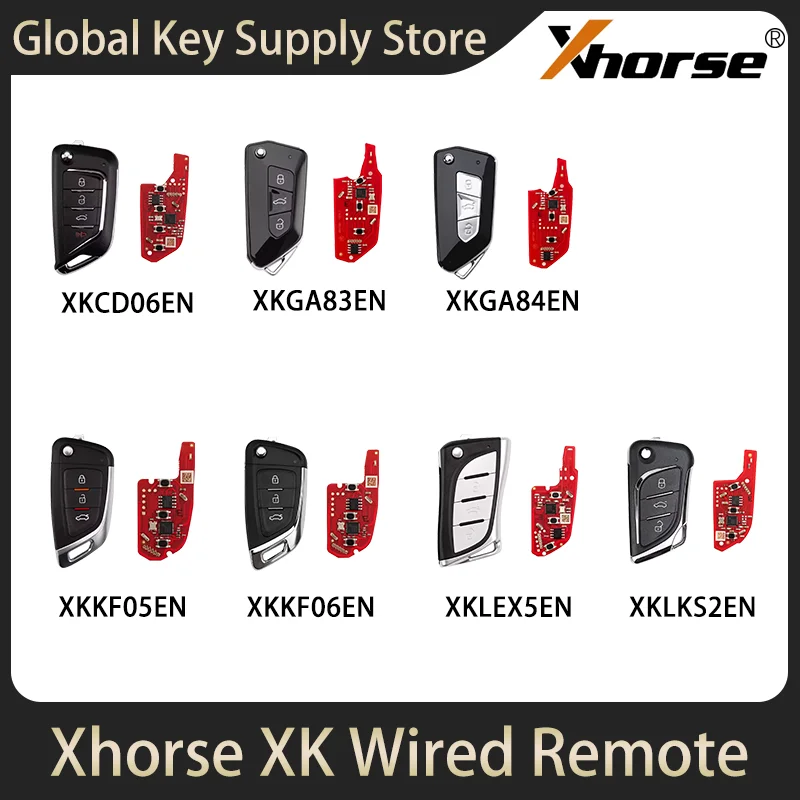 Xhorse XK Wired Remote XKGA84EN XKKF06EN XKGA83EN XKKF05EN XKLKS2EN XKLEX5EN XKCD06EN
Xhorse XK Wired Remote XKGA84EN XKKF06EN XKGA83EN XKKF05EN XKLKS2EN XKLEX5EN XKCD06EN