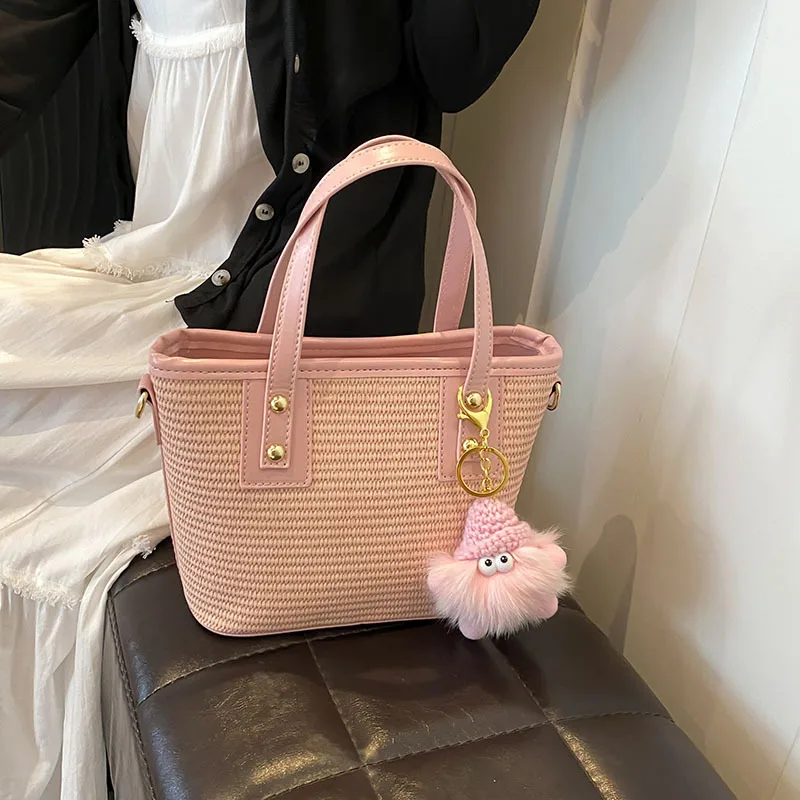 WBS 2024 New Spring Woven Shoulder Bag Korean Style High Quality Fashion Tote Simple Elegant Urban Luxury Brand Bags for Women
WBS 2024 New Spring Woven Shoulder Bag Korean Style High Quality Fashion Tote Simple Elegant Urban Luxury Brand Bags for Women