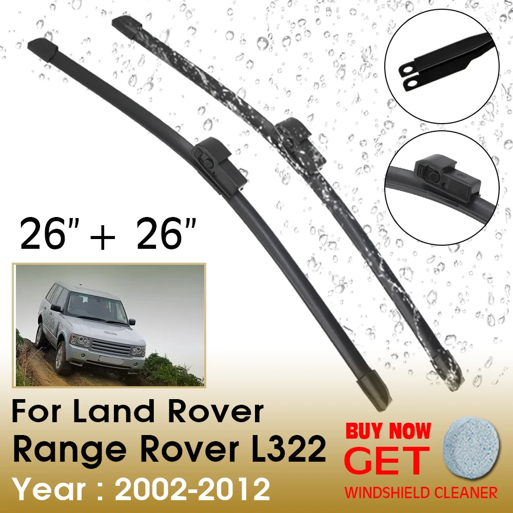 Car Wiper For Land Rover Range Rover L322 26"+26" 2002-2012 Front Window Washer Windscreen Windshield Wipers Blades Accessories
Car Wiper For Land Rover Range Rover L322 26"+26" 2002-2012 Front Window Washer Windscreen Windshield Wipers Blades Accessories