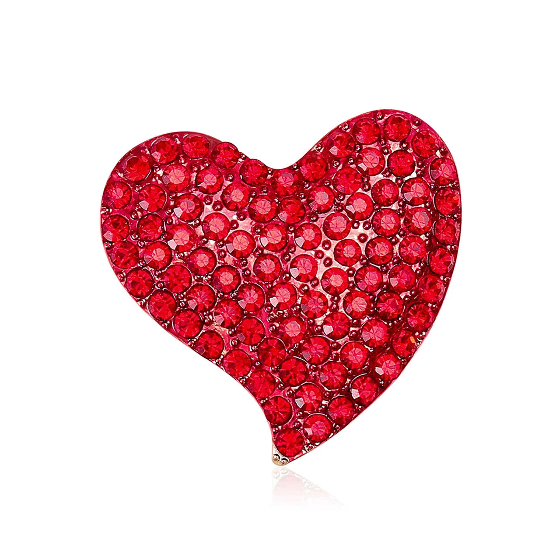 Elegant And Individualistic, Water Diamond, Red Heart-shaped Brooch, Office, Party, Friend, Dress, Dress And Accessories
Elegant And Individualistic, Water Diamond, Red Heart-shaped Brooch, Office, Party, Friend, Dress, Dress And Accessories