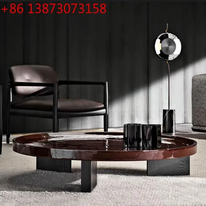 Italian round coffee table modern simple minimalist living room coffee table combination size round high and low coffee
Italian round coffee table modern simple minimalist living room coffee table combination size round high and low coffee