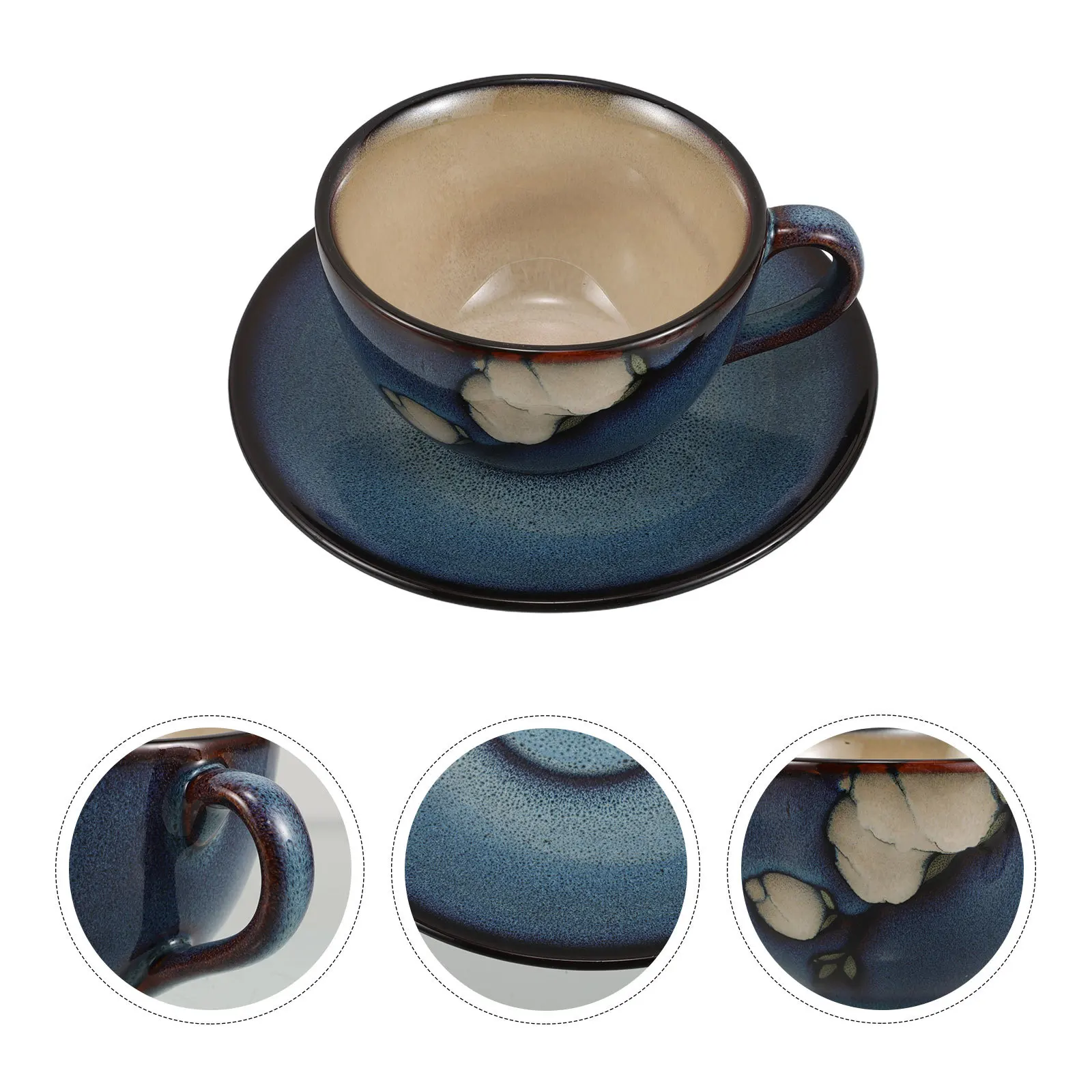 Coffee Mug and Saucer Beverage Cup Cute Espresso Cups Creative Ceramic Teacups Asian
Coffee Mug and Saucer Beverage Cup Cute Espresso Cups Creative Ceramic Teacups Asian