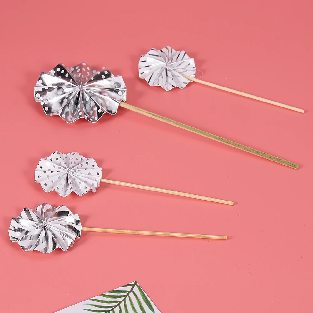 20 Pcs Decor Silver Creative Paper Fans for Toppers Birthday Wedding Party Supplies Cake Cake Decor Fan Decoration
20 Pcs Decor Silver Creative Paper Fans for Toppers Birthday Wedding Party Supplies Cake Cake Decor Fan Decoration