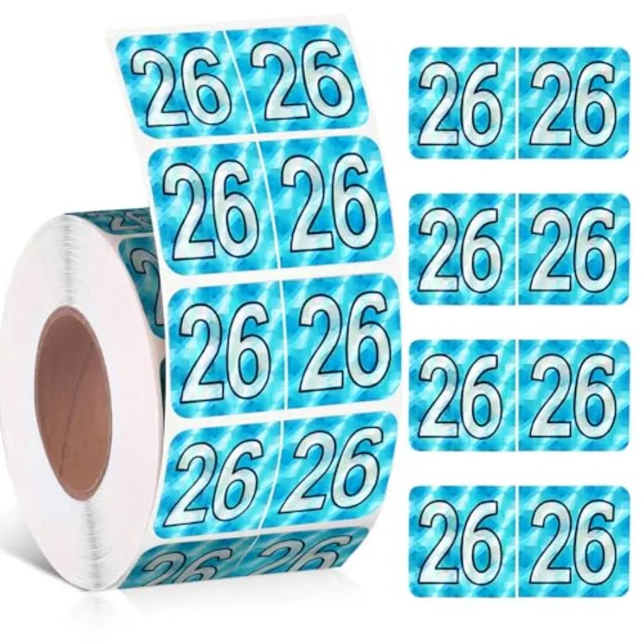 2026 Year Stickers, File Folder Year Labels, Color Coded Year Stickers for End Tab File Folders Office Supplies, 500/Roll, 1 Ro
2026 Year Stickers, File Folder Year Labels, Color Coded Year Stickers for End Tab File Folders Office Supplies, 500/Roll, 1 Ro