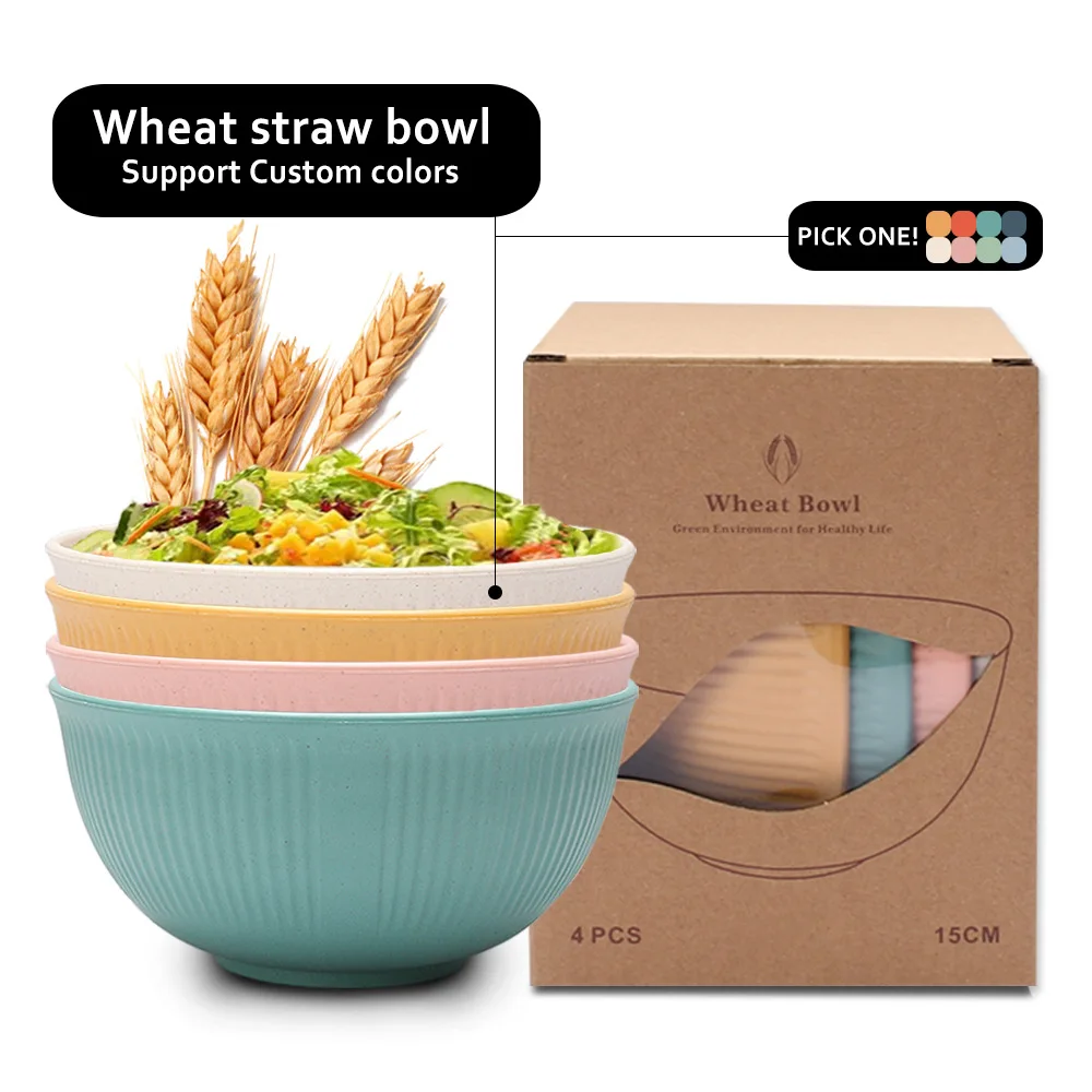 Creative Wheat Straw Rice Bowl, Household Rice Bowl,Vertical Grain Ramen Bowl, Dessert Bowl, Instant Noodle Soup Bowl, Wholesale
Creative Wheat Straw Rice Bowl, Household Rice Bowl,Vertical Grain Ramen Bowl, Dessert Bowl, Instant Noodle Soup Bowl, Wholesale