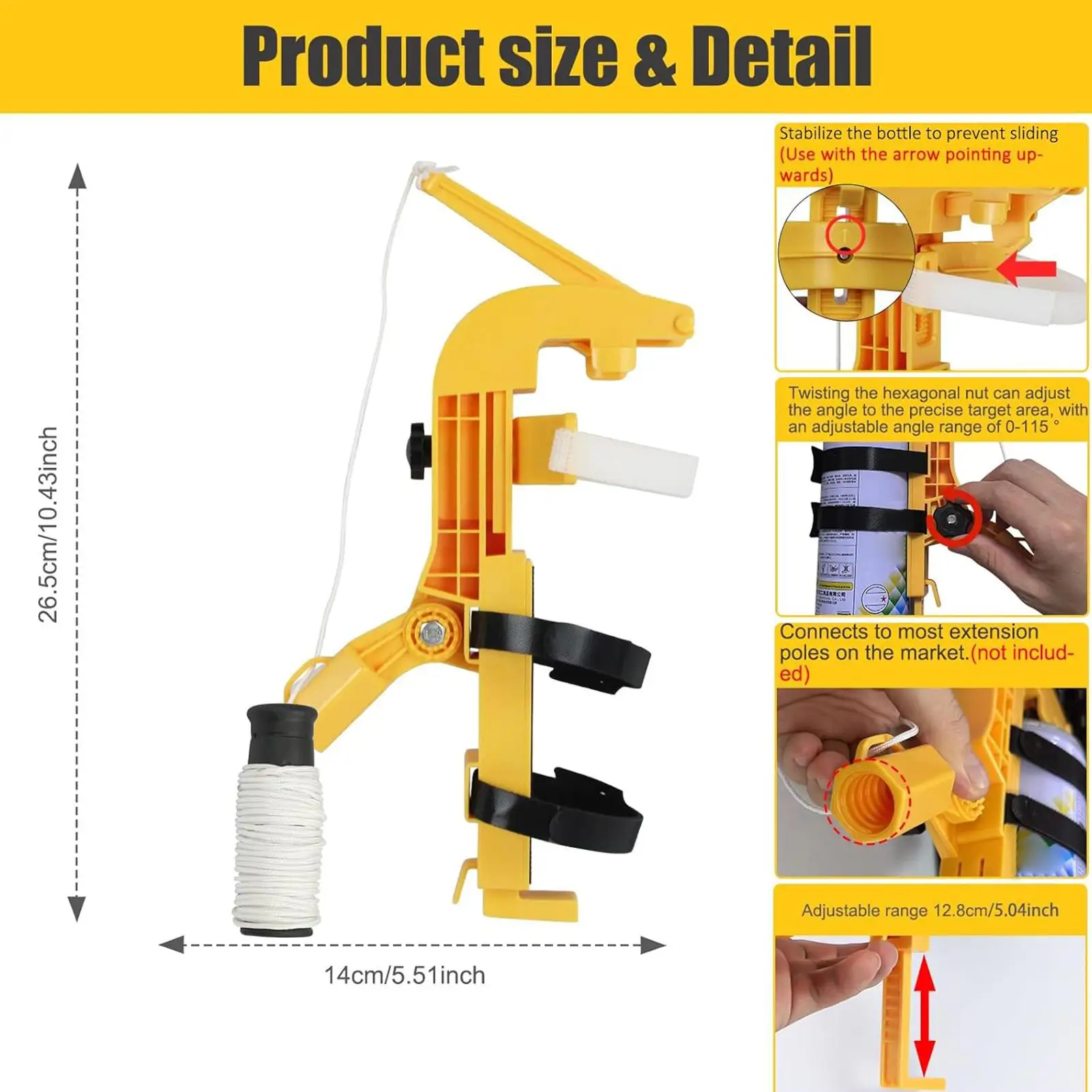 Paint Sprayer Extension Pole Adjustable Wand For Paint Adjustable Sprayer Pole Adaptor For Home Garage Garden Apartment High
Paint Sprayer Extension Pole Adjustable Wand For Paint Adjustable Sprayer Pole Adaptor For Home Garage Garden Apartment High