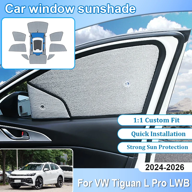 Car Sunshades For Volkswagen Tiguan L Pro Accessories VW 2024 2025 2026 LWB MK3 Heat Shield UV Protection Visor Cover Auto Parts
Car Sunshades For Volkswagen Tiguan L Pro Accessories VW 2024 2025 2026 LWB MK3 Heat Shield UV Protection Visor Cover Auto Parts