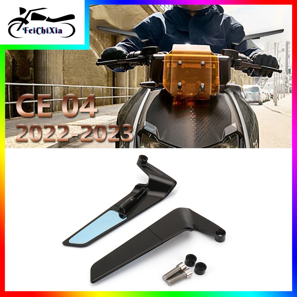 Motorcycle Accessories Wind Wing Mirrors For BMW CE04 2022 2023 CE 04 Adjustable Rotating Black Rearview Mirror
Motorcycle Accessories Wind Wing Mirrors For BMW CE04 2022 2023 CE 04 Adjustable Rotating Black Rearview Mirror