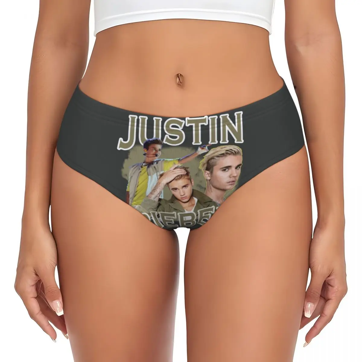 Custom Women's Justin Bieber Music Singer Panties Underwear Female Breathable Brief Panties Briefs Underpants
Custom Women's Justin Bieber Music Singer Panties Underwear Female Breathable Brief Panties Briefs Underpants