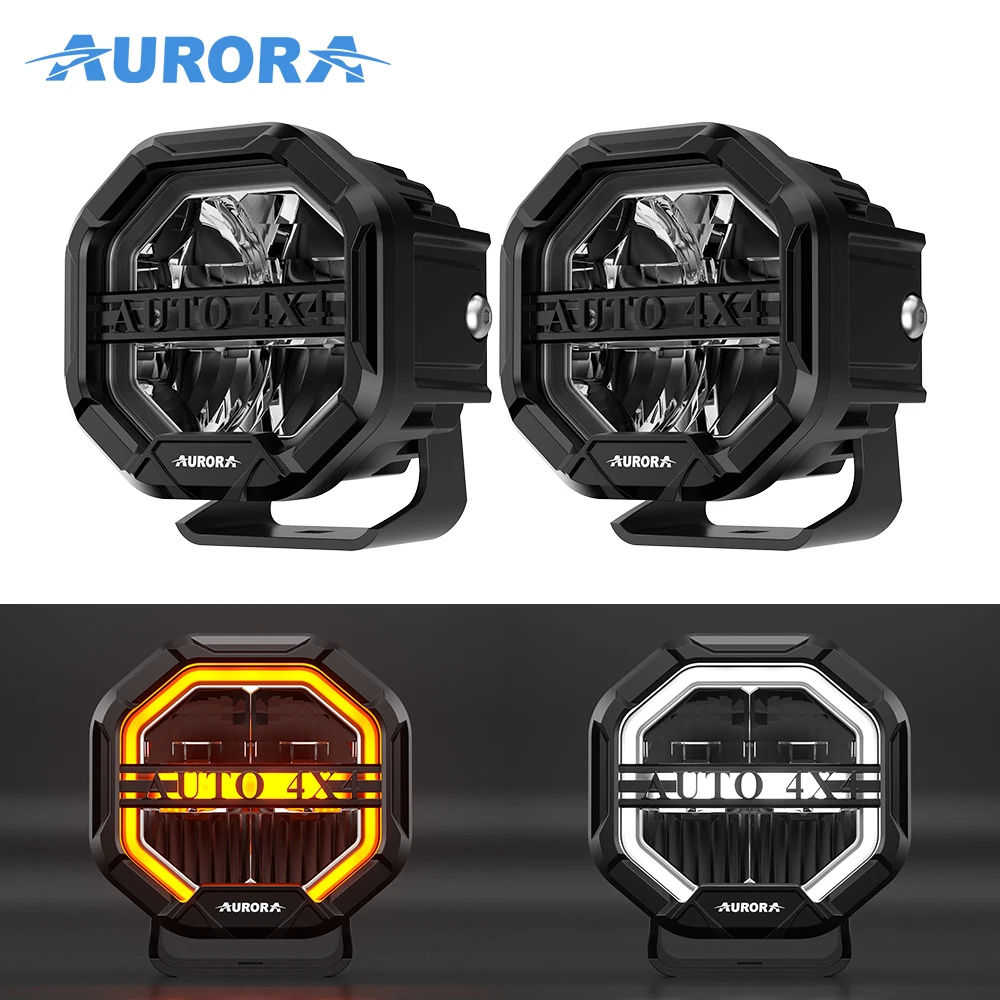 AURORA New Design 4x4 Led Work Light Strobe Car Light Bar Flashing Auto Fog Light
AURORA New Design 4x4 Led Work Light Strobe Car Light Bar Flashing Auto Fog Light
