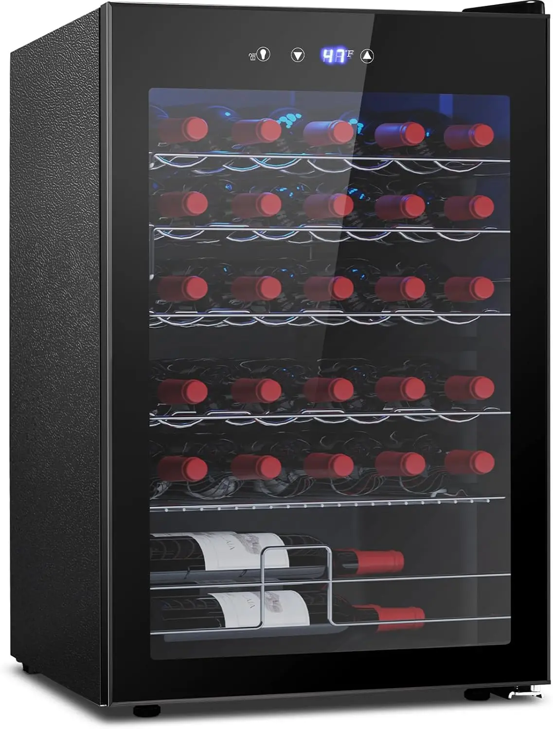 37 Bottle Wine Fridge, Freestanding Commercial Beverage Refrigerator with Smart Temp Control, 4.45 Cu.Ft Mini Fridge Wine
37 Bottle Wine Fridge, Freestanding Commercial Beverage Refrigerator with Smart Temp Control, 4.45 Cu.Ft Mini Fridge Wine