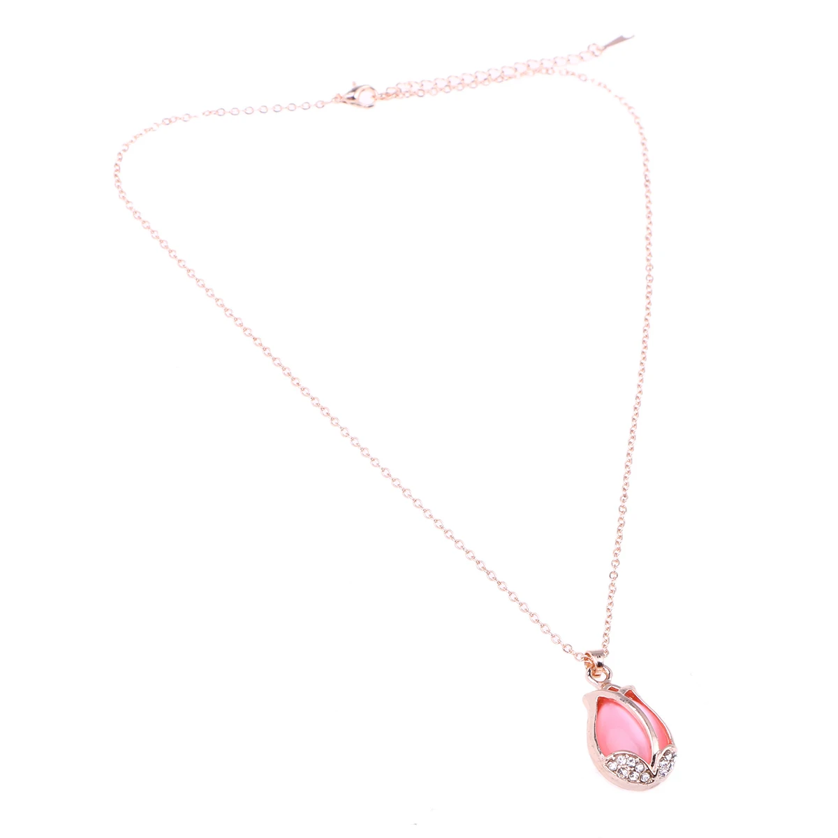 Women Necklace Stylish Cartoon Personality Couple Tulip Flower Pendant Necklace (Rose Golden and Rosy)
Women Necklace Stylish Cartoon Personality Couple Tulip Flower Pendant Necklace (Rose Golden and Rosy)