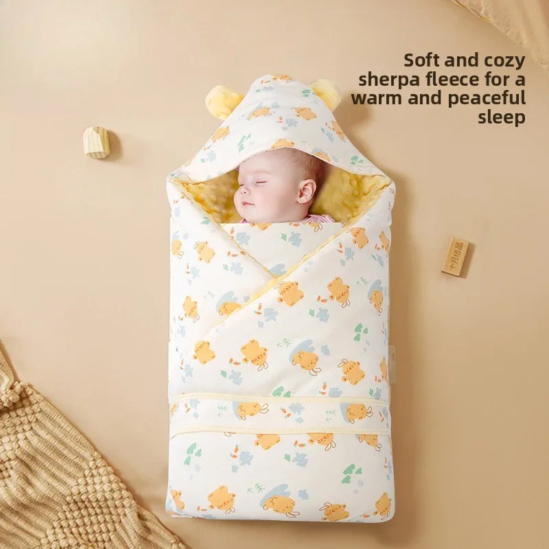 Флисовое одеяло Baby Doudou, осеннее и зимнее одеяло из чистого хлопка, выход и обертывание полотенца можно снимать, утолщенное маленькое одеяло.
Флисовое одеяло Baby Doudou, осеннее и зимнее одеяло из чистого хлопка, выход и обертывание полотенца можно снимать, утолщенное маленькое одеяло.