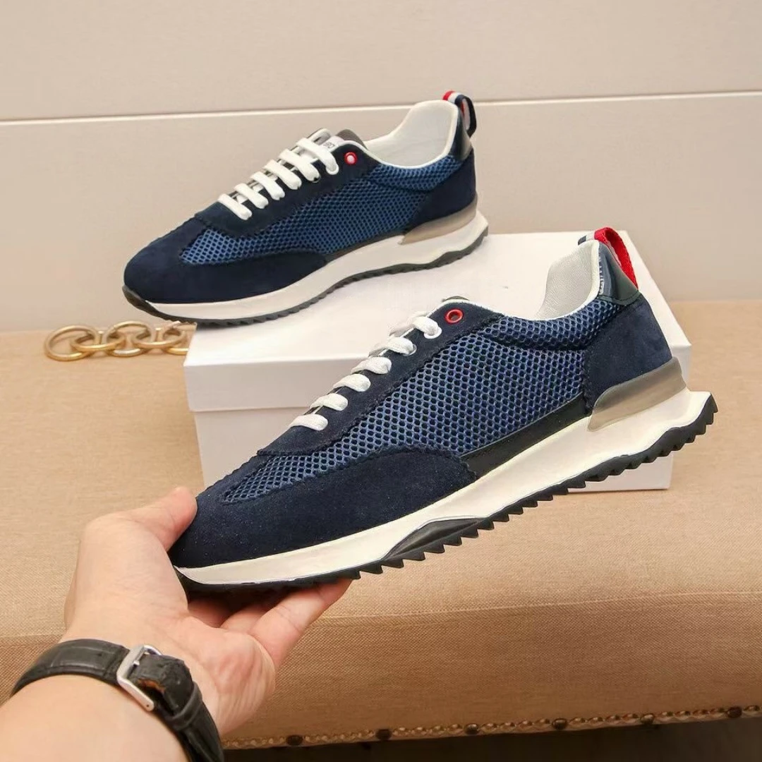 Handmade Casual Sneakers Luxury Brand Men's Shoes Mesh Suede Top-Grain Cowhide Upper Lining Breathable Footwear Holiday Gifts
Handmade Casual Sneakers Luxury Brand Men's Shoes Mesh Suede Top-Grain Cowhide Upper Lining Breathable Footwear Holiday Gifts