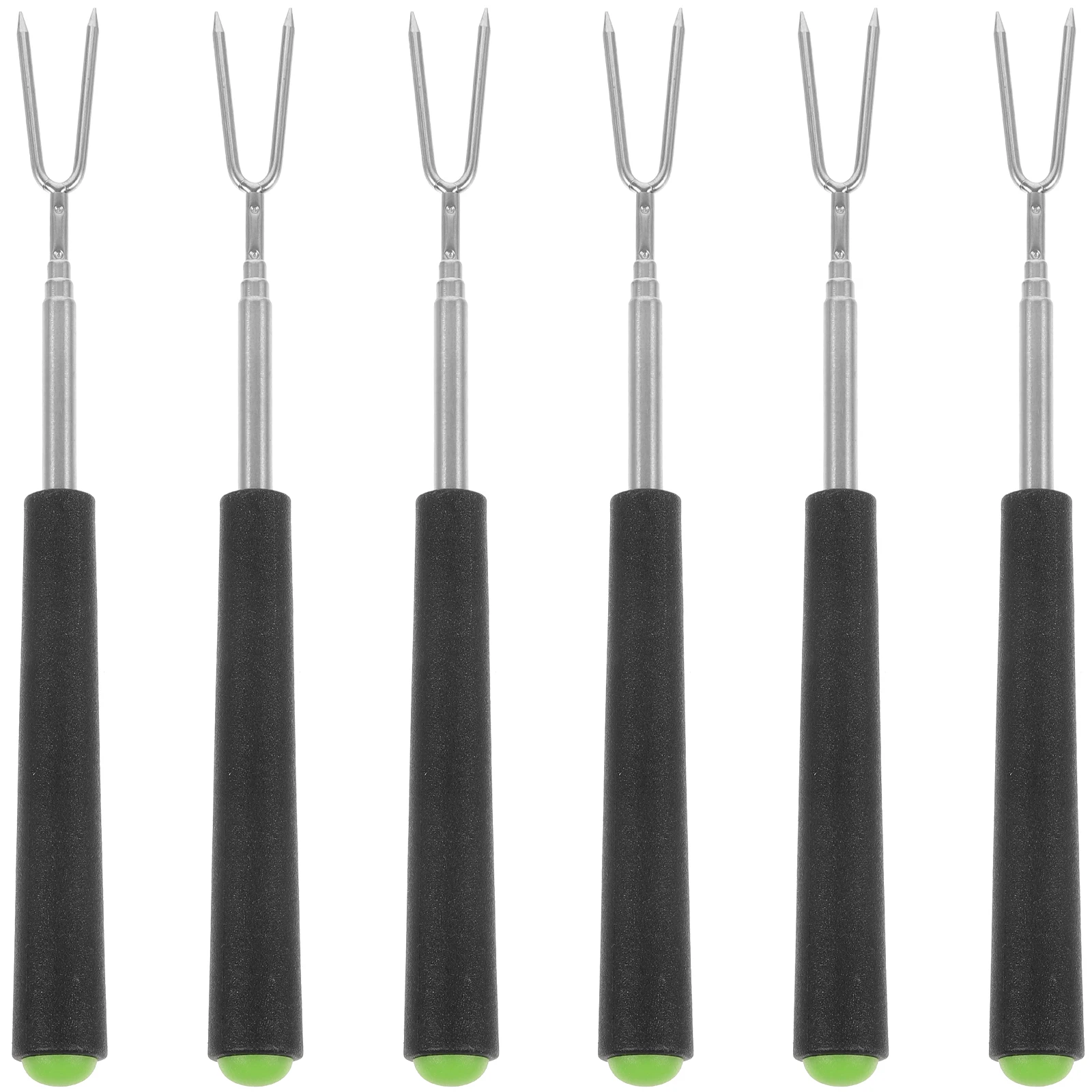6 Pcs Outdoor BBQ Tool Stainless Steel Meat Fork Hot Dog Roasting Sticks 430 Skewers Kabob V Shape Extendable Reusable Grilling
6 Pcs Outdoor BBQ Tool Stainless Steel Meat Fork Hot Dog Roasting Sticks 430 Skewers Kabob V Shape Extendable Reusable Grilling