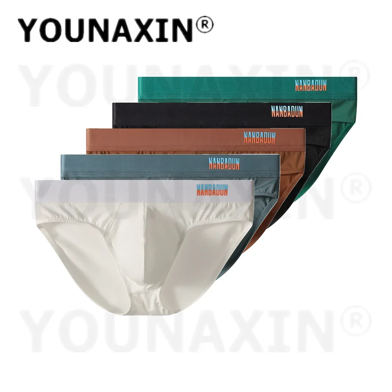 5 Pieces Men's Sexy Mid Rise Ice Silk Briefs Breathable Sports Comfort Solid Color Underwear Panties M L XL 2XL YOUNAXIN
5 Pieces Men's Sexy Mid Rise Ice Silk Briefs Breathable Sports Comfort Solid Color Underwear Panties M L XL 2XL YOUNAXIN