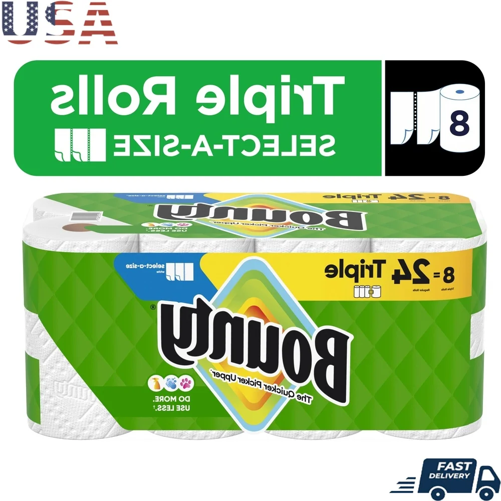 Прочные бумажные полотенца разных размеров, 8 тройных рулонов, 12 листов в рулоне, впитывающие перфорированные, быстрая очистка, ежедневные сообщения
Прочные бумажные полотенца разных размеров, 8 тройных рулонов, 12 листов в рулоне, впитывающие перфорированные, быстрая очистка, ежедневные сообщения