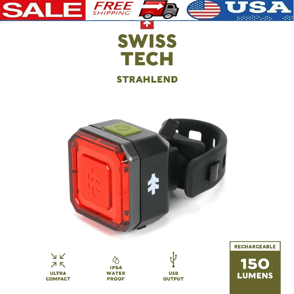 Rechargeable Bike Taillight 150 Lumens IP54 Weatherproof Adjustable Holder USB-C Multiple Modes High Visibility Cycling Safety
Rechargeable Bike Taillight 150 Lumens IP54 Weatherproof Adjustable Holder USB-C Multiple Modes High Visibility Cycling Safety