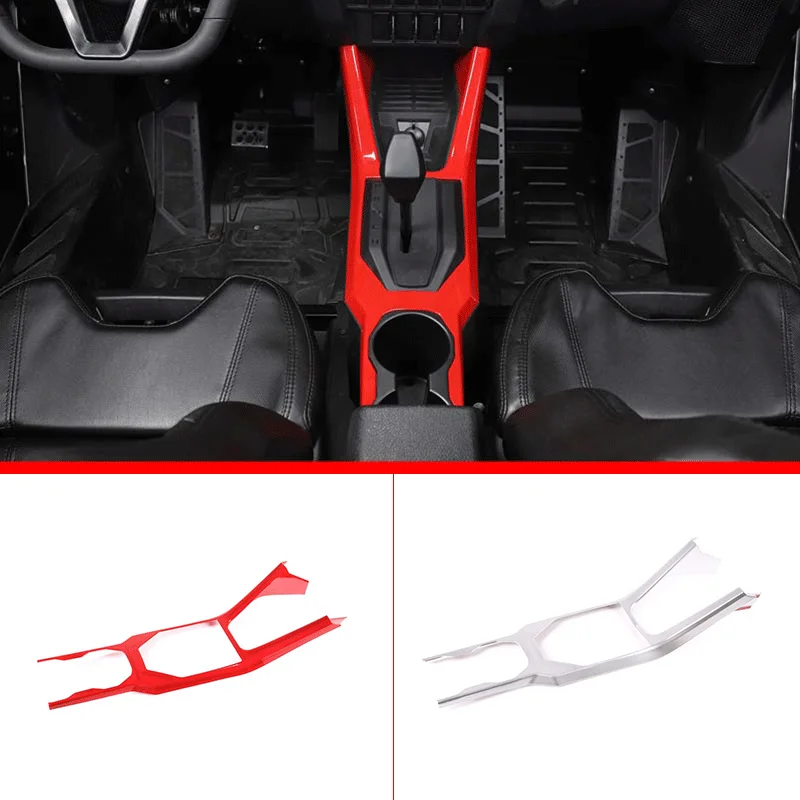 For 2021 Polaris RZR PRO XP UTV ABS Red/Silver Car Styling Car Gears Frame Cup Holder Gear Panel Covers Trim sticker Accessories
For 2021 Polaris RZR PRO XP UTV ABS Red/Silver Car Styling Car Gears Frame Cup Holder Gear Panel Covers Trim sticker Accessories