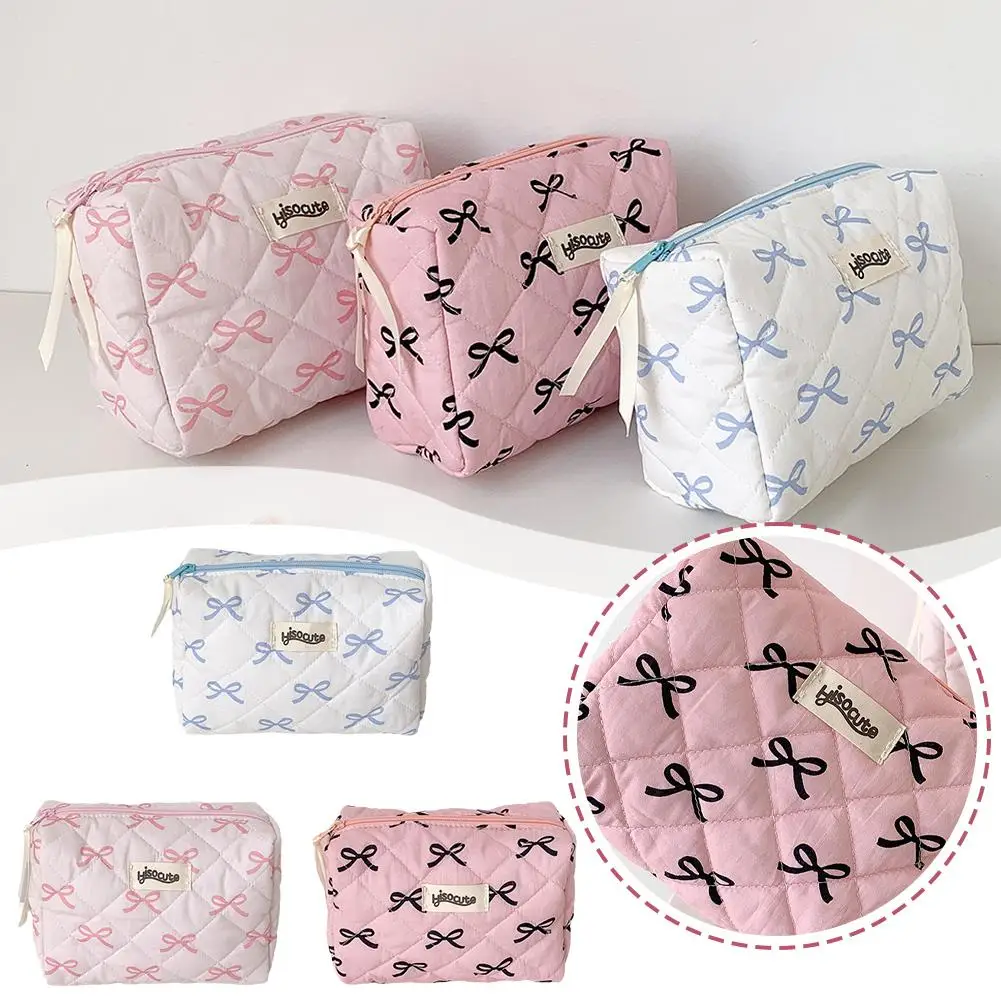 Portable Korean Version Of High-value Girl Bow Makeup Bag Wash Simple Bag Skin Storage Student Products Bag Care Portable N7Z9
Portable Korean Version Of High-value Girl Bow Makeup Bag Wash Simple Bag Skin Storage Student Products Bag Care Portable N7Z9