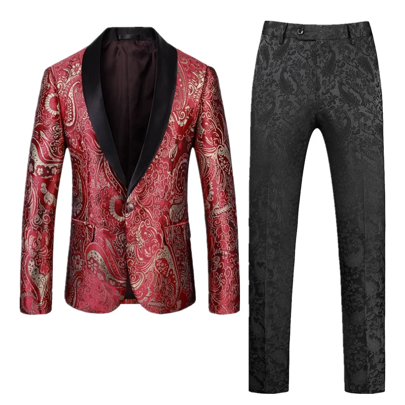 High-quality Luxury Jacquard Suit 2 Piece 2023 New Men Business Social Wedding Party Tuxedo Dress Male Blazer and Pants
High-quality Luxury Jacquard Suit 2 Piece 2023 New Men Business Social Wedding Party Tuxedo Dress Male Blazer and Pants