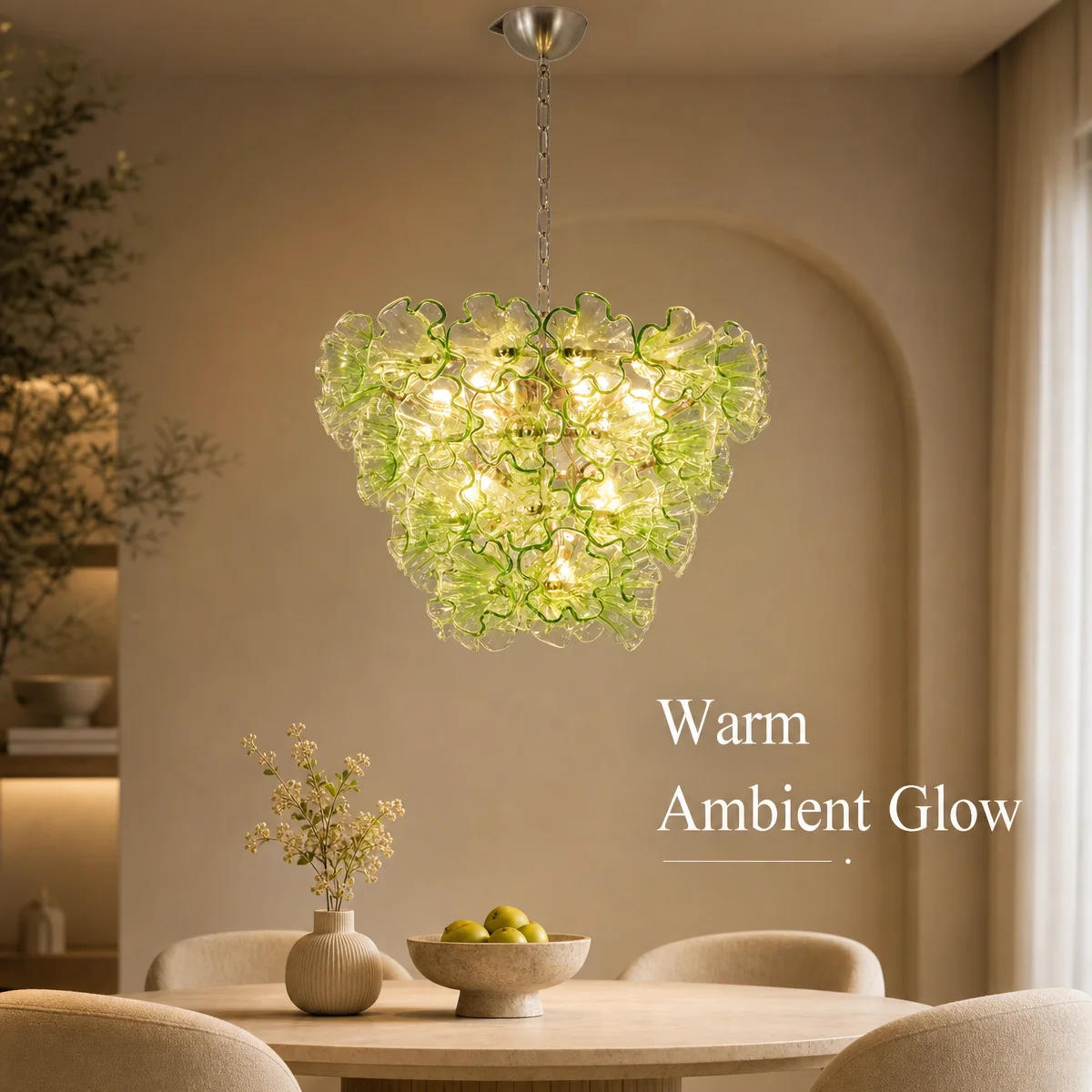 REVEN 2026 New Designer Glass Ring Chandelier Luster Nordic Modern Pendant Light Adjustable Dimmable Tri-Color for Living Room
REVEN 2026 New Designer Glass Ring Chandelier Luster Nordic Modern Pendant Light Adjustable Dimmable Tri-Color for Living Room