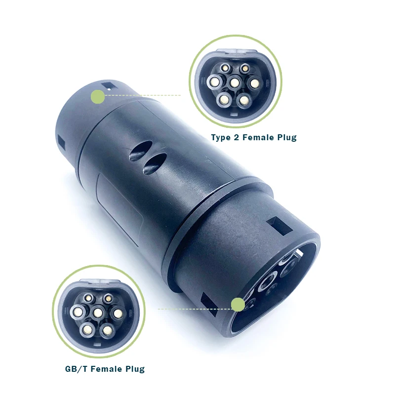 32A 3 Phase 22KW EV Charger Station GB/T To IEC 62196-2 Type 2 PLUG Convert Female Ev Adapter From Chinese Charger To Type 2 EV
32A 3 Phase 22KW EV Charger Station GB/T To IEC 62196-2 Type 2 PLUG Convert Female Ev Adapter From Chinese Charger To Type 2 EV