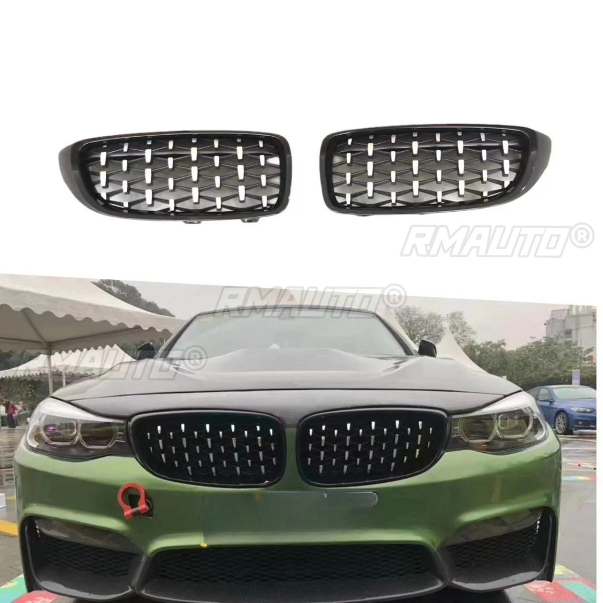 For BMW F34 GT 2013-2019 Car Bumper Grill Decorative Racing Grille Body Kit Front Bumper Grill Exterior Part
For BMW F34 GT 2013-2019 Car Bumper Grill Decorative Racing Grille Body Kit Front Bumper Grill Exterior Part