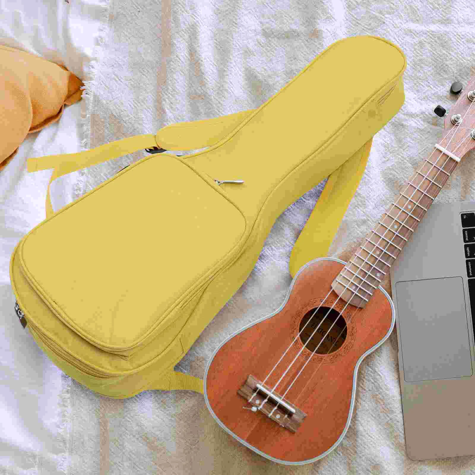 Yellow Ukulele Case Bag Canvas Tote Musical Instrument Storage Pouch Water Proof Small Guitar Oxford Cloth Simple Lining Bags
Yellow Ukulele Case Bag Canvas Tote Musical Instrument Storage Pouch Water Proof Small Guitar Oxford Cloth Simple Lining Bags