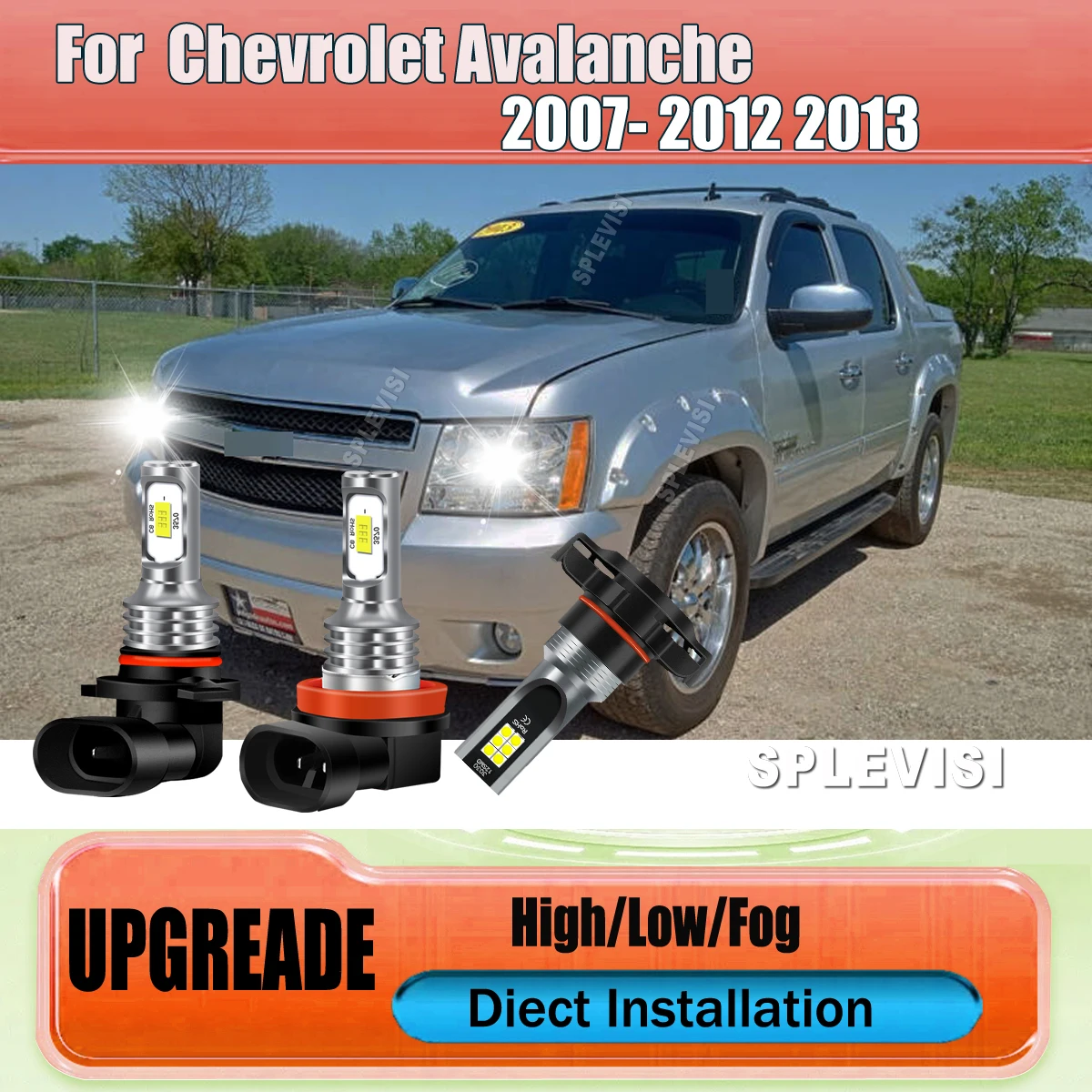 9005 H11 H16 LED Headlight Foglight Combines Style and Functionality For Chevrolet Avalanche 2007 2008 2009 2010 2011 2012 2013
9005 H11 H16 LED Headlight Foglight Combines Style and Functionality For Chevrolet Avalanche 2007 2008 2009 2010 2011 2012 2013