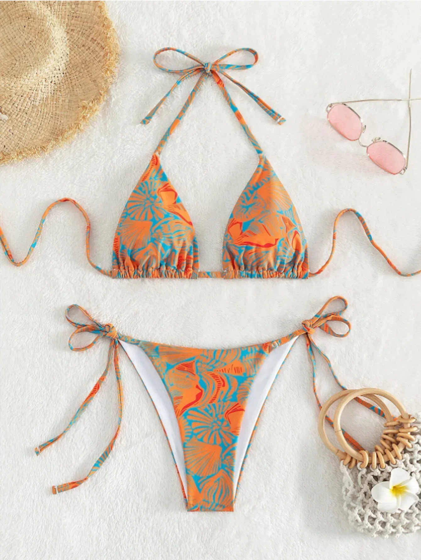 Sexy String Bikini 2024 Two Pieces Print Swimsuit Female Swimwear Women Thong Bikinis Set Bather Beachwear Bathing Suit Pool
Sexy String Bikini 2024 Two Pieces Print Swimsuit Female Swimwear Women Thong Bikinis Set Bather Beachwear Bathing Suit Pool