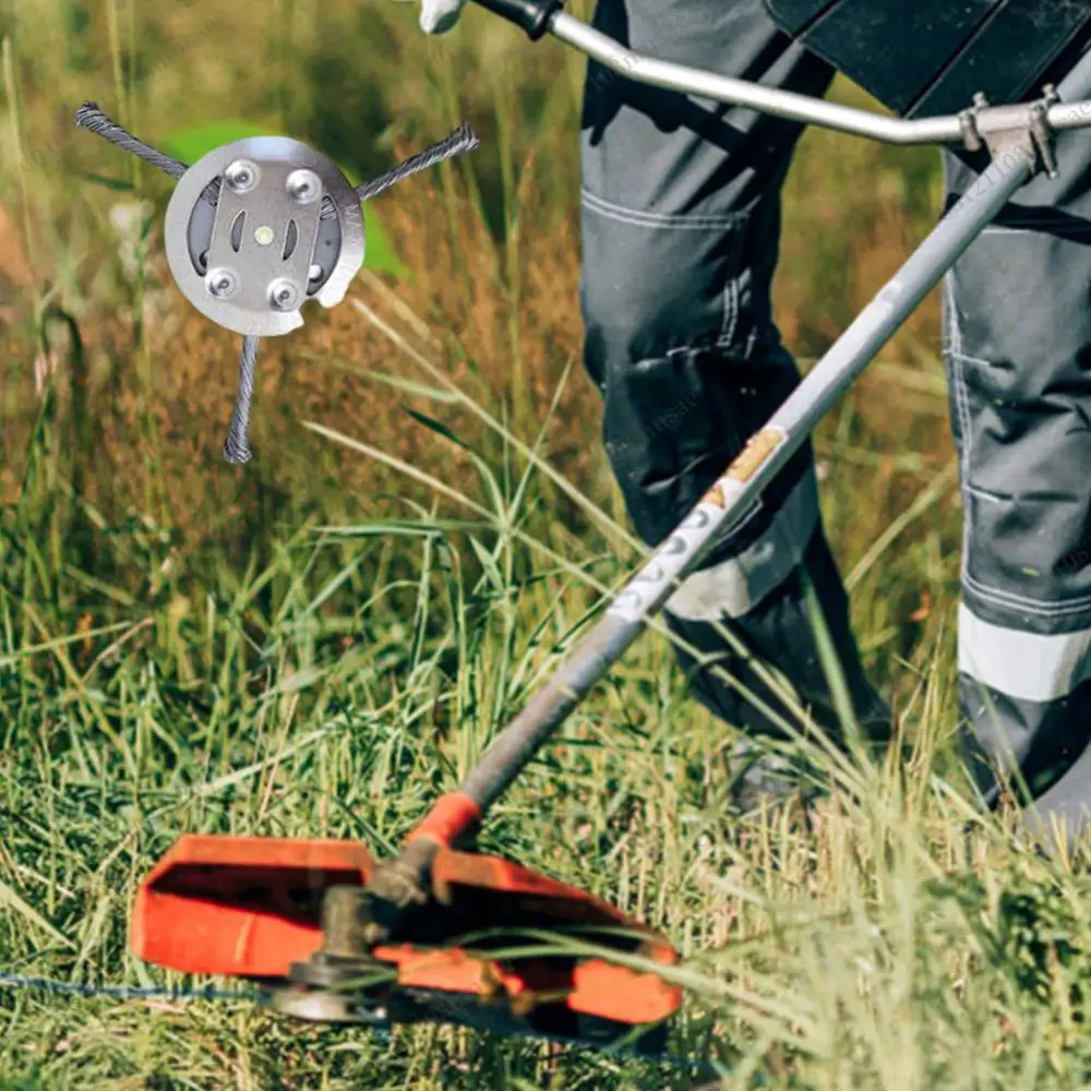 Weed Eater Trimmer Head String Trimmer Replacement Head Brush Cutter Steel Head Wired Trimmer Blade for Lawn Mower Edging Tray
Weed Eater Trimmer Head String Trimmer Replacement Head Brush Cutter Steel Head Wired Trimmer Blade for Lawn Mower Edging Tray