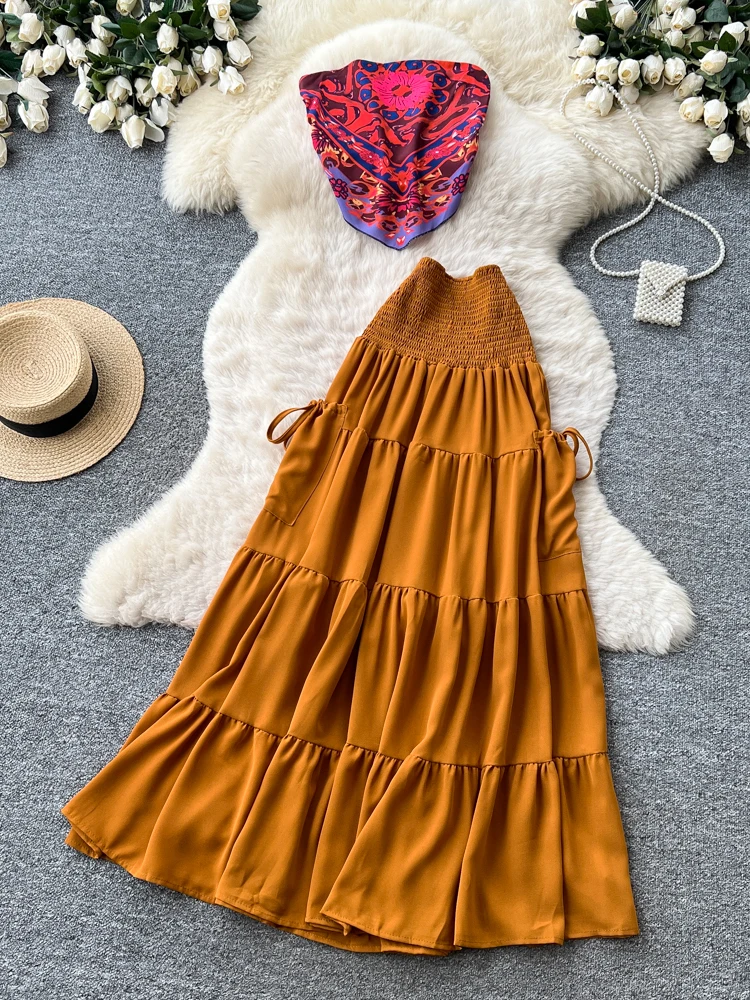 Summer Commute Style Women's High Waist Vest And Skirt Set Slimming Two-Piece Suit Casual Spicy Girl Fashionable Neck Hanging
Summer Commute Style Women's High Waist Vest And Skirt Set Slimming Two-Piece Suit Casual Spicy Girl Fashionable Neck Hanging