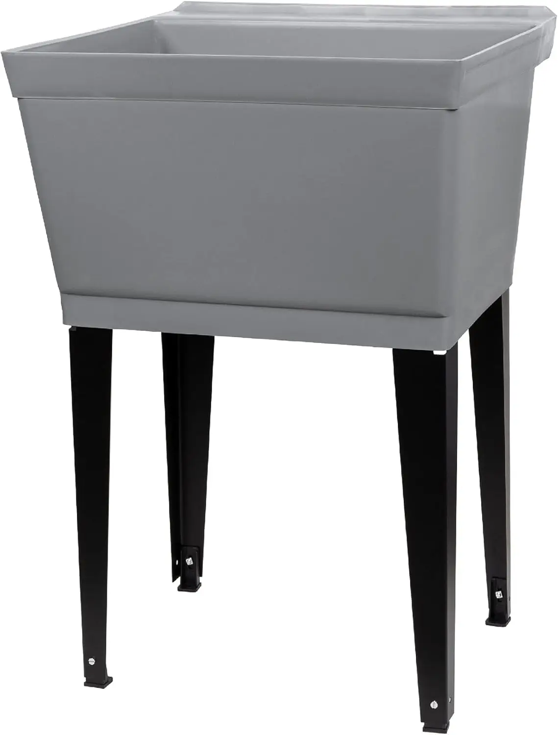 19 Gallon Utility Sink Laundry Tub with Adjustable Metal Legs Ideal for Laundry room Basement or Garage Workshop Heavy Duty
19 Gallon Utility Sink Laundry Tub with Adjustable Metal Legs Ideal for Laundry room Basement or Garage Workshop Heavy Duty