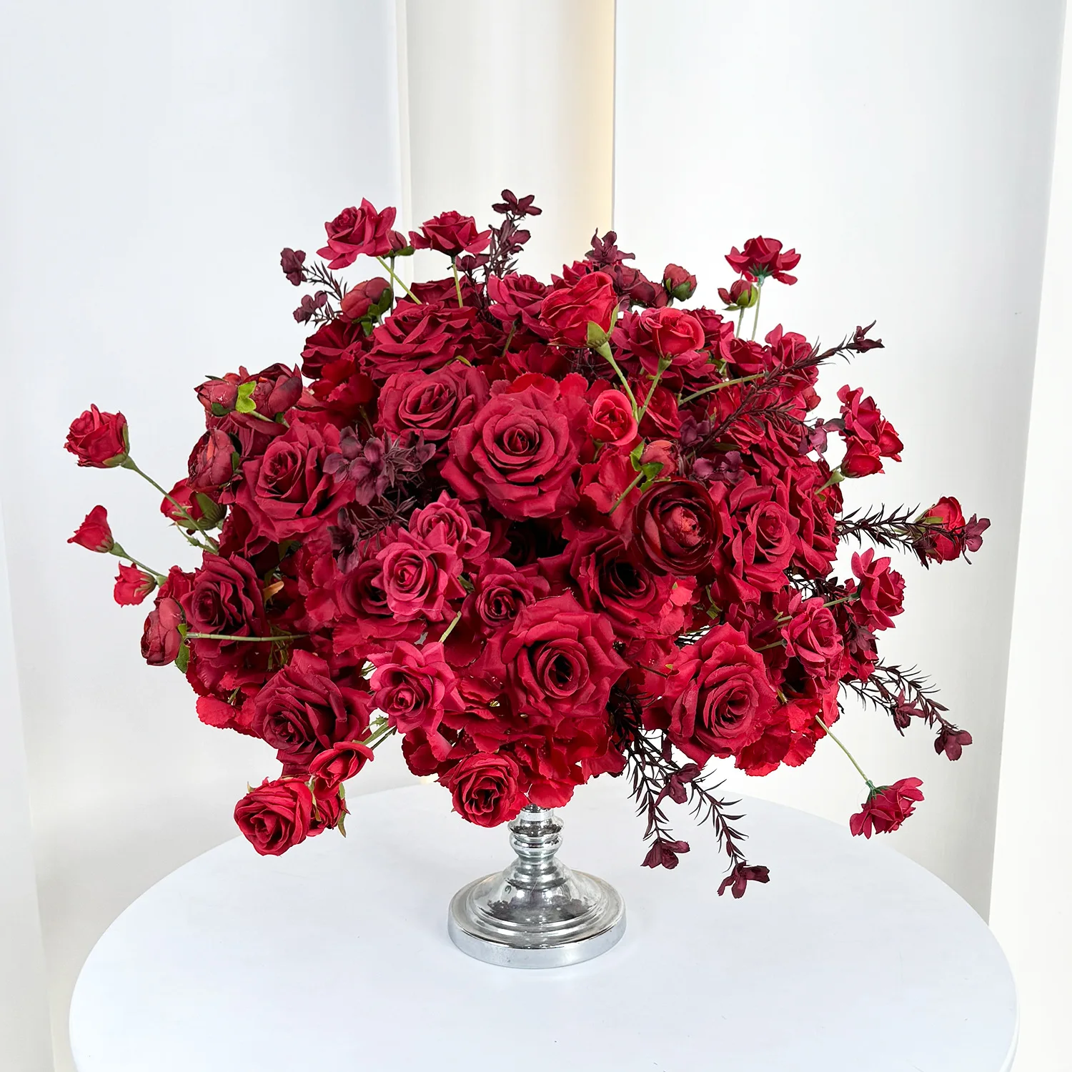 60cm rose flower ball wedding table decoration candlestick decoration simulation artificial flower
60cm rose flower ball wedding table decoration candlestick decoration simulation artificial flower