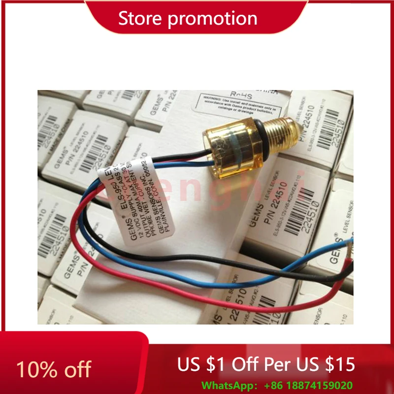 GEMS ELS-950 Photoelectric Level Switch/High Intensity Sensor 224510
GEMS ELS-950 Photoelectric Level Switch/High Intensity Sensor 224510