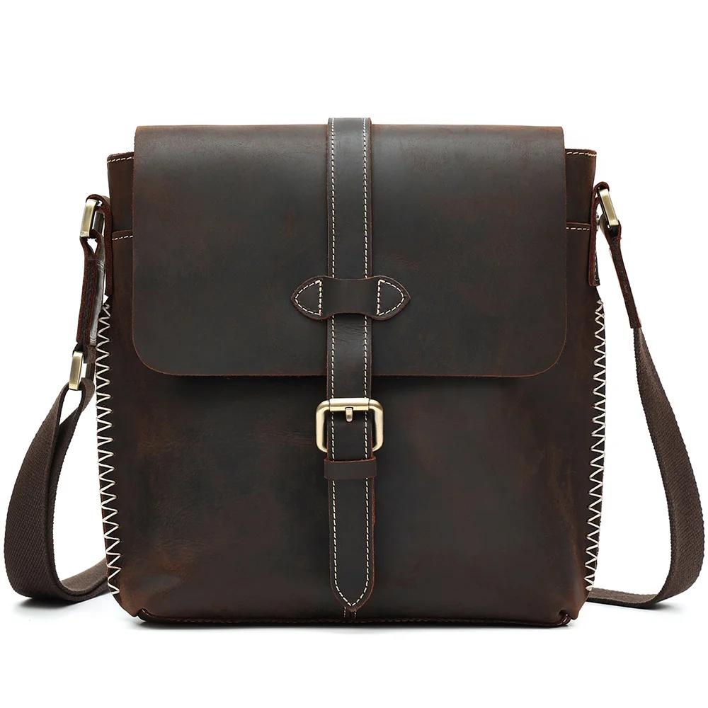 Vintage Crazy Horse Leather Men's Shoulder Bag Male Work Business Messenger s for 12.9inch iPad Travel Crossboby
Vintage Crazy Horse Leather Men's Shoulder Bag Male Work Business Messenger s for 12.9inch iPad Travel Crossboby