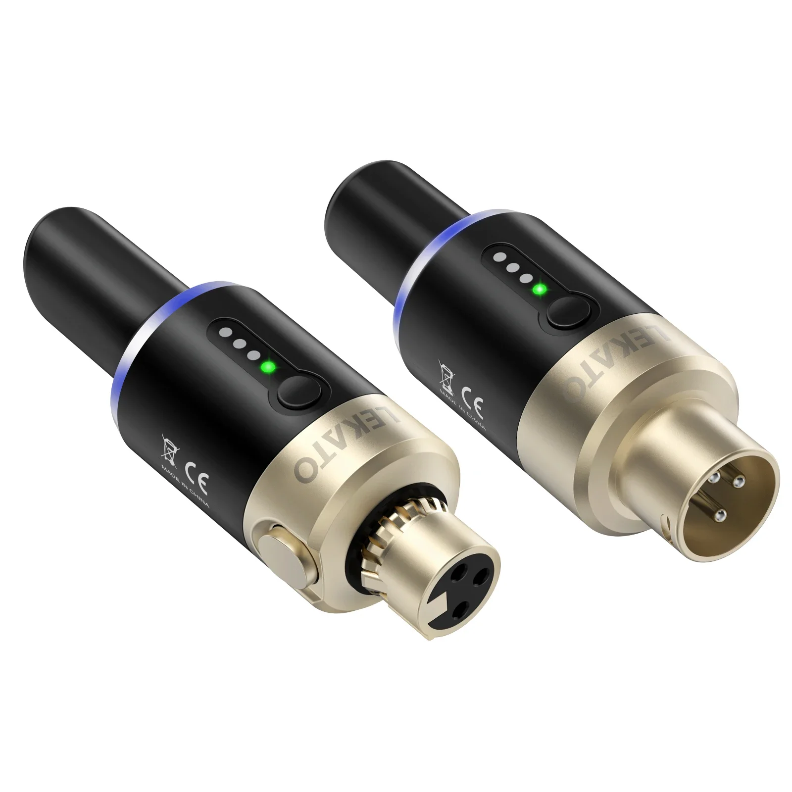 Lekato 5.8Ghz Wireless Mic for Dslr Xlr Plug-On Tx/rx W/camera Sync - Dynamic Mic To Mixer/pa, Studio-Grade Audio
Lekato 5.8Ghz Wireless Mic for Dslr Xlr Plug-On Tx/rx W/camera Sync - Dynamic Mic To Mixer/pa, Studio-Grade Audio