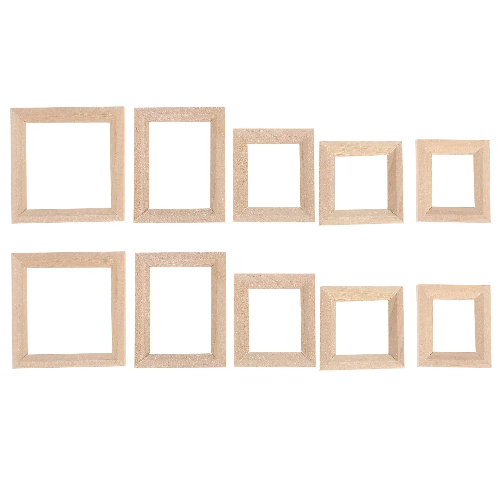 10Pcs Tiny Picture Frame Wooden Photo Frames for Miniature House Decor Small Picture Frames Bulk DIY Miniature Layout Props
10Pcs Tiny Picture Frame Wooden Photo Frames for Miniature House Decor Small Picture Frames Bulk DIY Miniature Layout Props